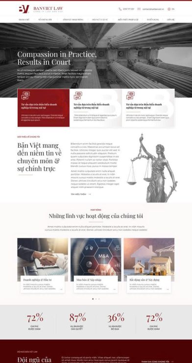 Website chính thức công ty Luật Bản Việt
